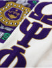 Omega Psi Phi V-Neck Sweater Ivory