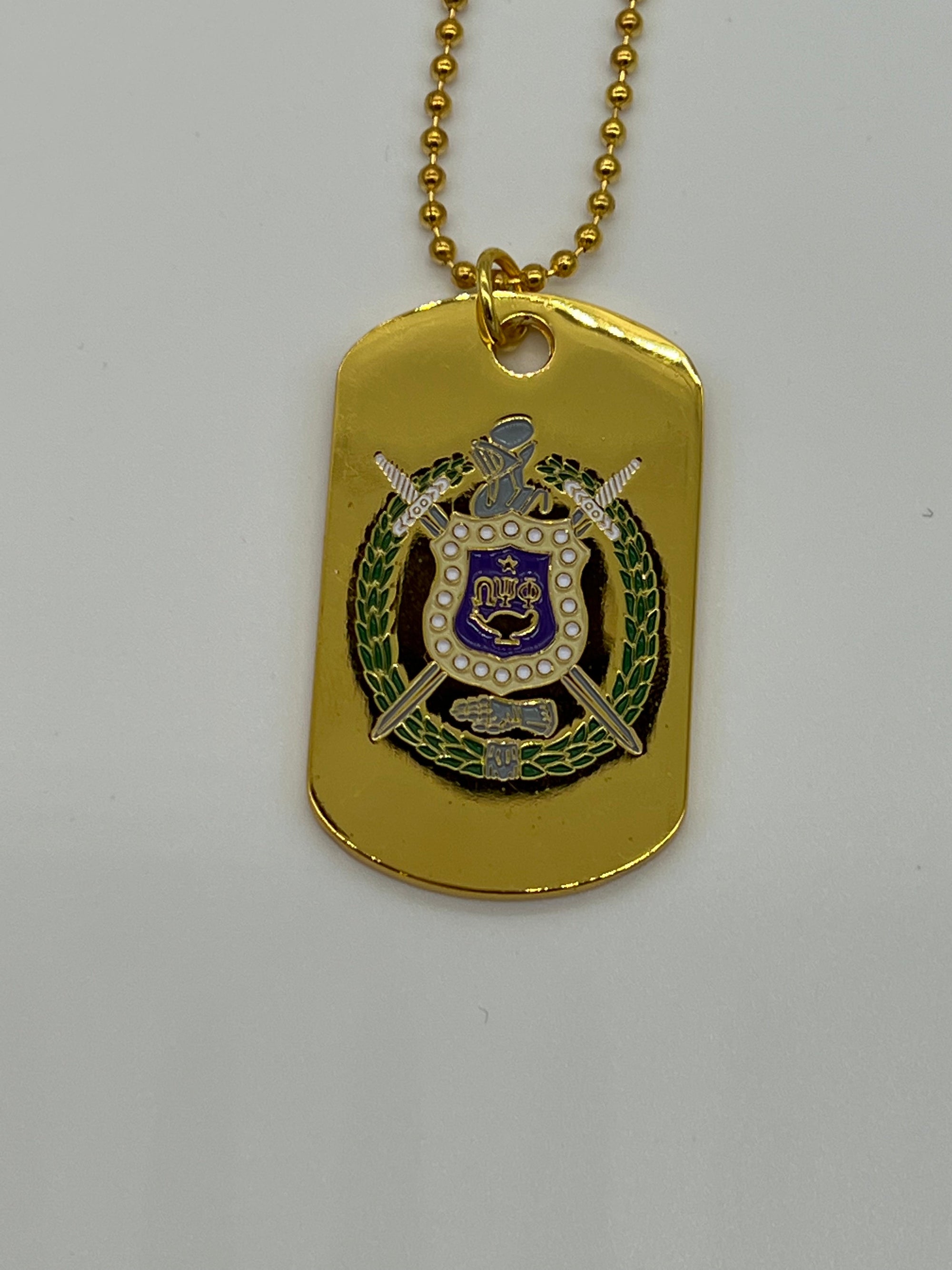 Omega psi phi gold chain clearance