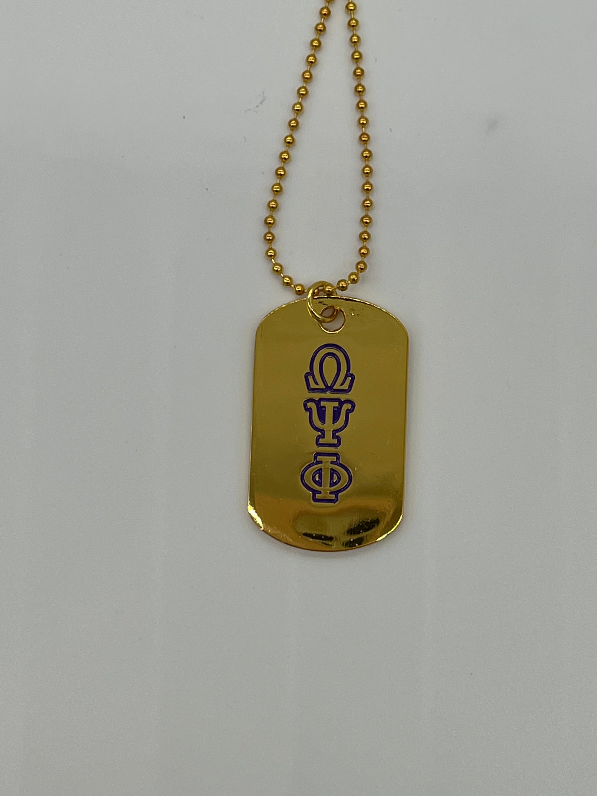 Omega psi phi gold chain clearance