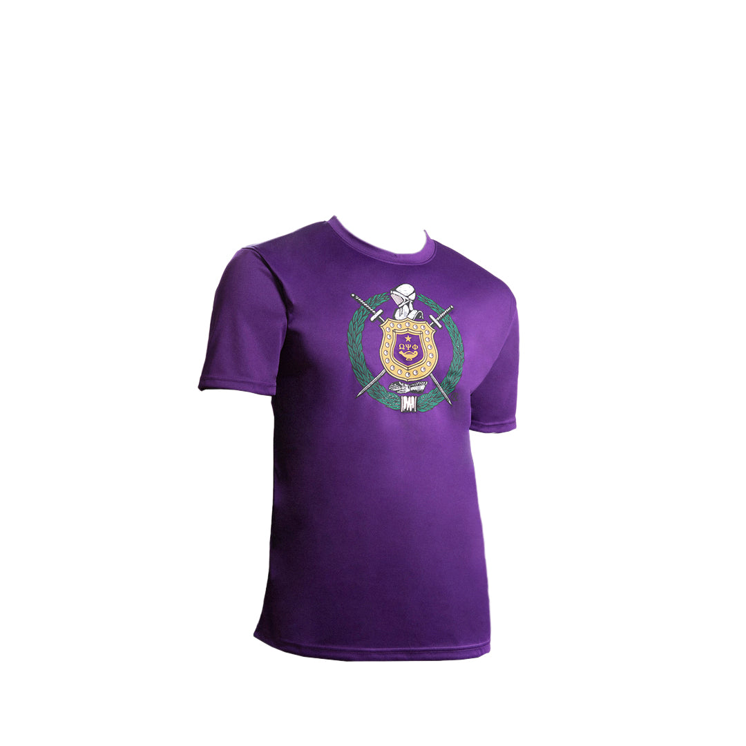Omega Psi Phi ΩΨΦ Shield Performance Moisture Wicking T-Shirt