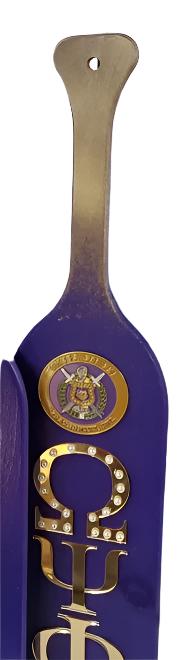 Omega Psi Phi Wooden Paddle Ombré