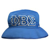 Phi Beta Sigma Embroidered Bucket Hat