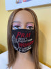 Pray About Everything Christian Rhinestone Bling Face Mask Clear Crystal