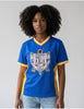 Sigma Gamma Rho ΣΓΡ Fitted Football Jersey Blue