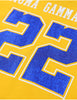 Sigma Gamma Rho ΣΓΡ Long Sleeve Glitter Football Jersey Gold