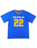 Sigma Gamma Rho ΣΓΡ Oversize Chenille Football Jersey Blue
