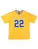 Sigma Gamma Rho ΣΓΡ Oversize Chenille Football Jersey Gold