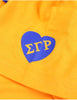 Sigma Gamma Rho ΣΓΡ Sequin Patch Tee Gold