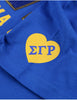 Sigma Gamma Rho ΣΓΡ Sequin Patch Tee Blue