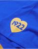 Sigma Gamma Rho V Neck Glitter Tee Blue