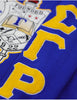 Sigma Gamma Rho V-Neck Sweater Blue