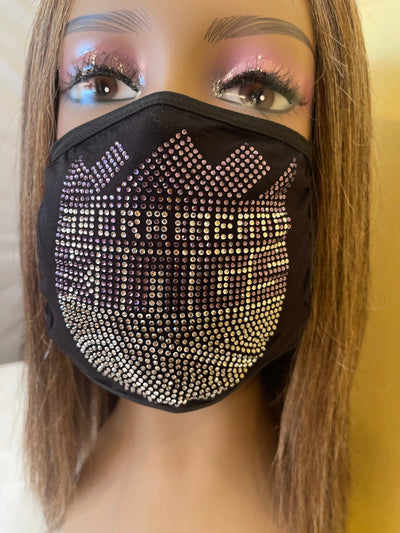 Sacramento Kings Bling Face Mask Washable