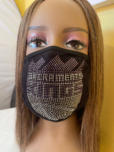 Sacramento Kings Bling Face Mask Washable