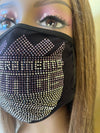 Sacramento Kings Bling Face Mask Washable