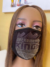 Sacramento Kings Bling Face Mask Washable