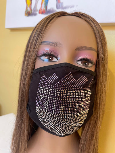 Sacramento Kings Bling Face Mask Washable