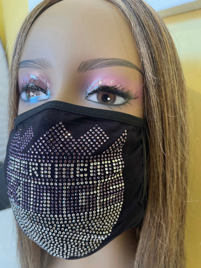 Sacramento Kings Bling Face Mask Washable