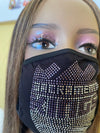 Sacramento Kings Bling Face Mask Washable