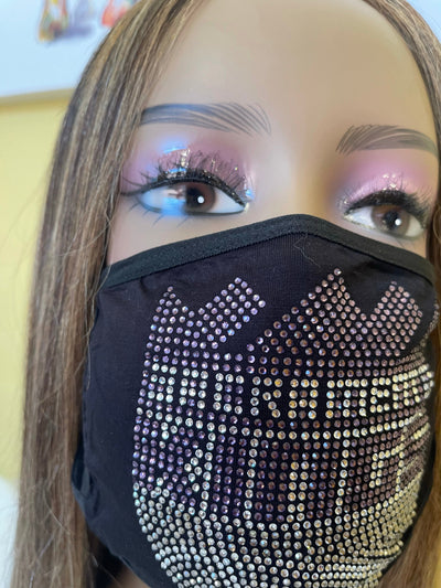 Sacramento Kings Bling Face Mask Washable