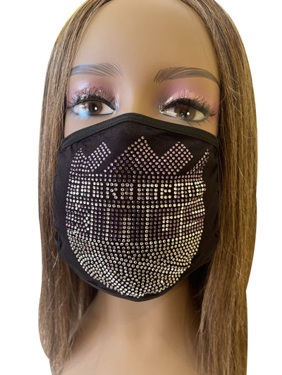 Sacramento Kings Bling Face Mask Washable