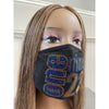 Sigma Gamma Rho 1922 Bling Rhinestone Face Mask