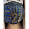 Sigma Gamma Rho 1922 Bling Rhinestone Face Mask