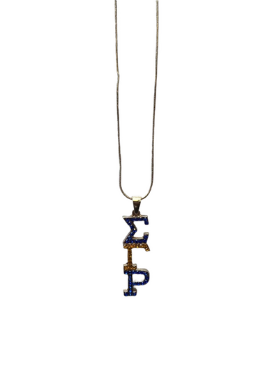 Sigma Gamma Rho Austrian Crystal Bling Necklace