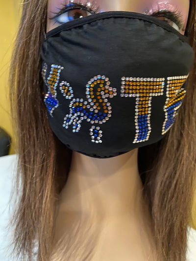 Sigma Gamma Rho Bling Pretty Poodle Vote Mask