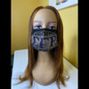 Sigma Gamma Rho Face Mask Sprinkled Bling Design