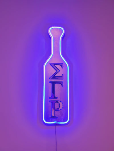 Sigma Gamma Rho LED Wooden Paddle