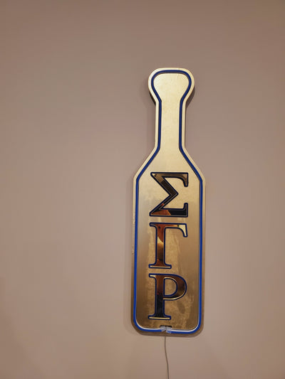 Sigma Gamma Rho LED Wooden Paddle