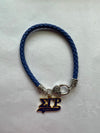 Sigma Gamma Rho Leather Charm Bracelet