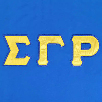 Sigma Gamma Rho Ringer T-Shirt Blue