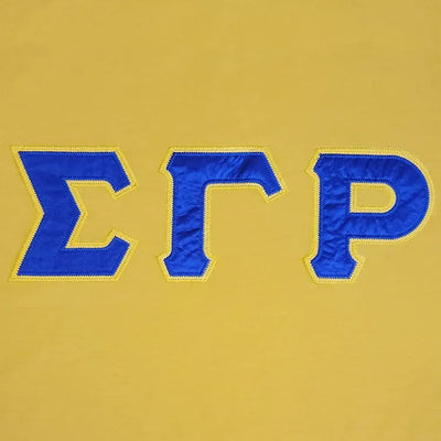 Sigma Gamma Rho Ringer T-Shirt Gold