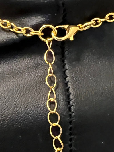 Sigma Gamma Rho SGR Hand Sign Necklace Gold