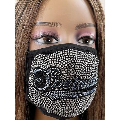Spelman College Bling Rhinestone Face Mask