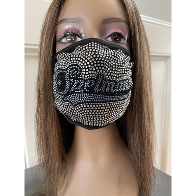Spelman College Bling Rhinestone Face Mask