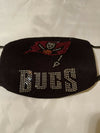 Tampa Bay Buccaneers Rhinestone Bling Face Mask