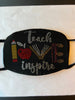 Teacher Inspire Rhinestone Bling Face Mask