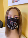 Tennessee Titans Bling Face Mask Front Logo