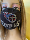 Tennessee Titans Bling Face Mask Front Logo