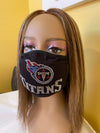 Tennessee Titans Bling Face Mask Front Logo