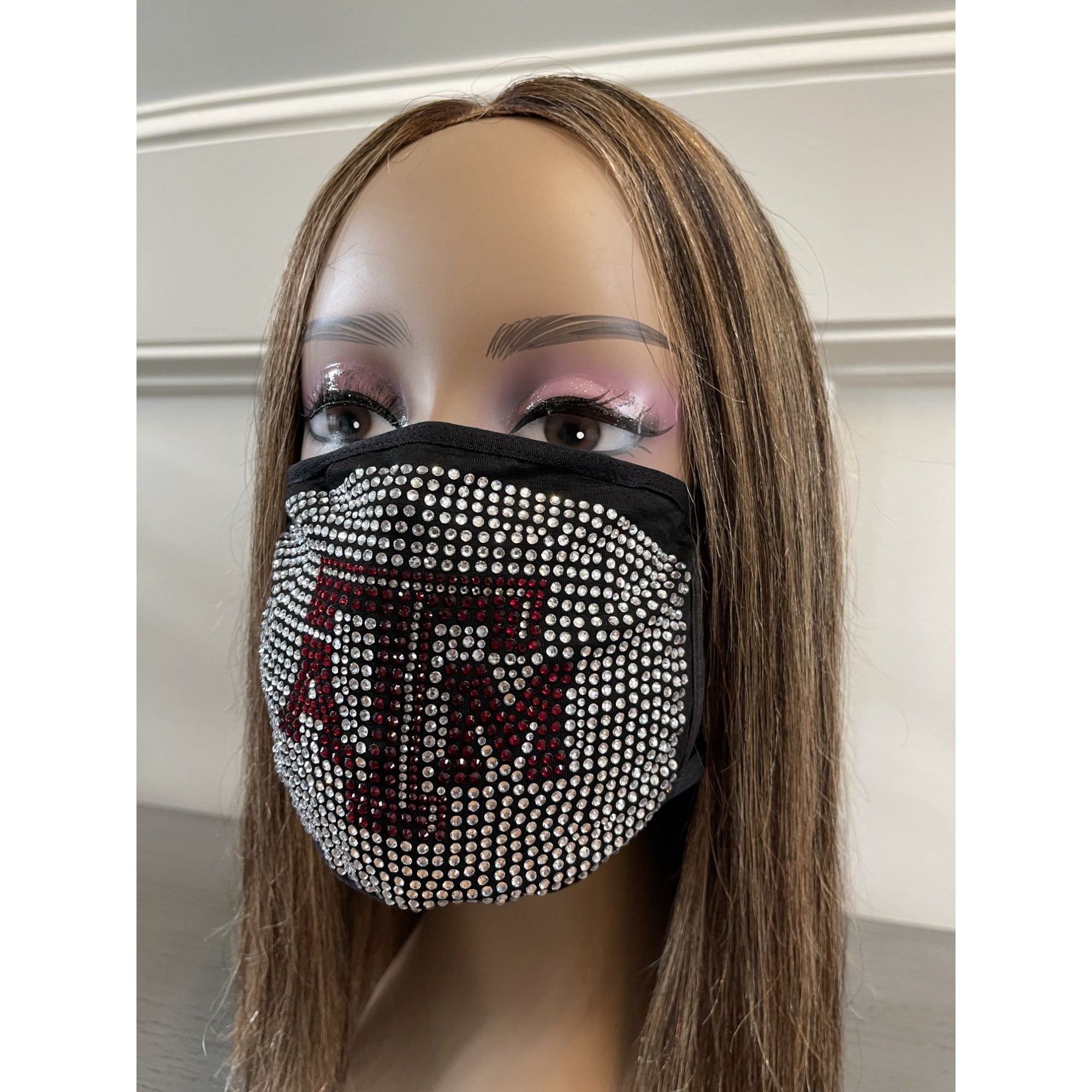 Texas A & M University Aggies Bling Rhinestone Face Mask – D9 Greeks