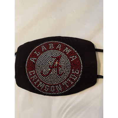 University of Alabama Crimson Tide Bling Face Mask with Filter