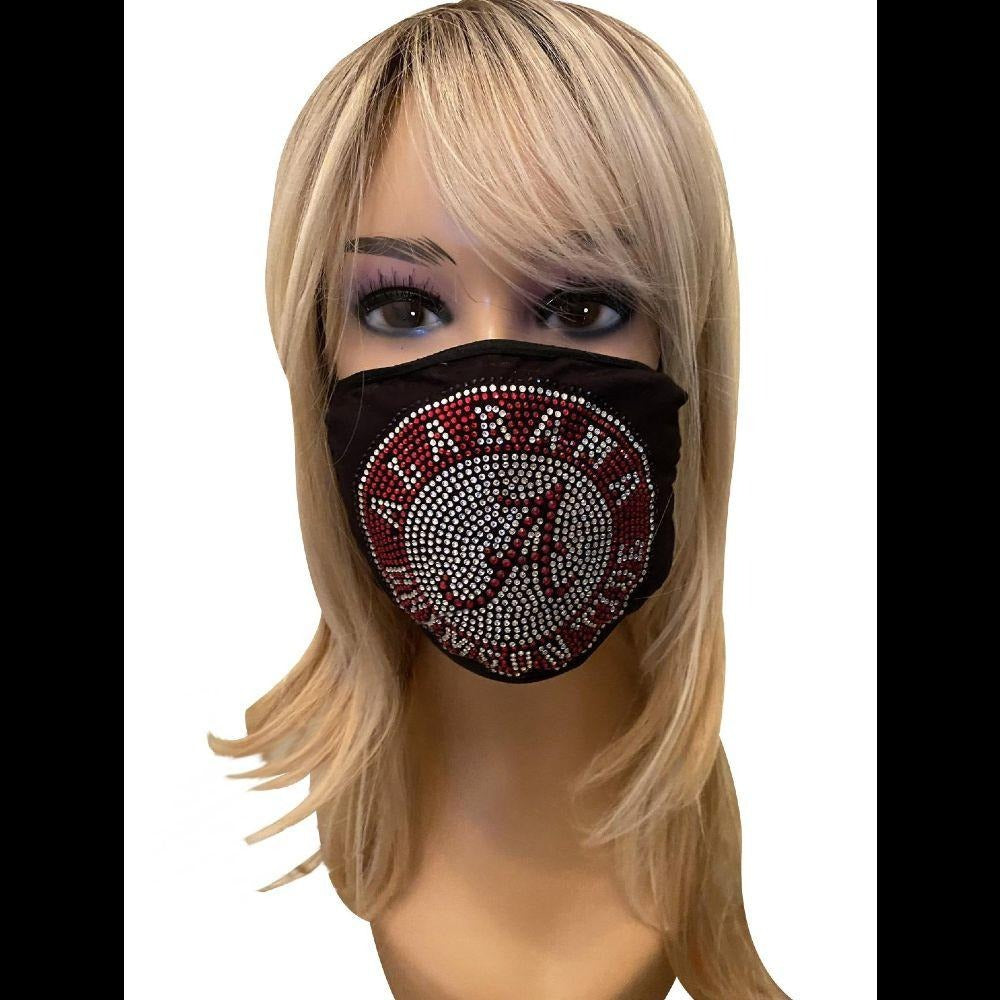 University of Alabama Crimson Tide Bling Face Mask with Filter