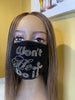 Won’t He Do It AB Color Crystals Face Mask