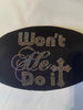 Won’t He Do It AB Color Crystals Face Mask