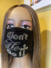 Won’t He Do It AB Color Crystals Face Mask