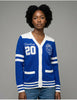 Zeta Phi Beta Cardigan Sweater Blue