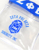Zeta Phi Beta Clear Crossbody Bag